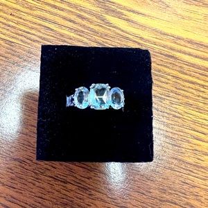 Green amethyst ring. Size 7.